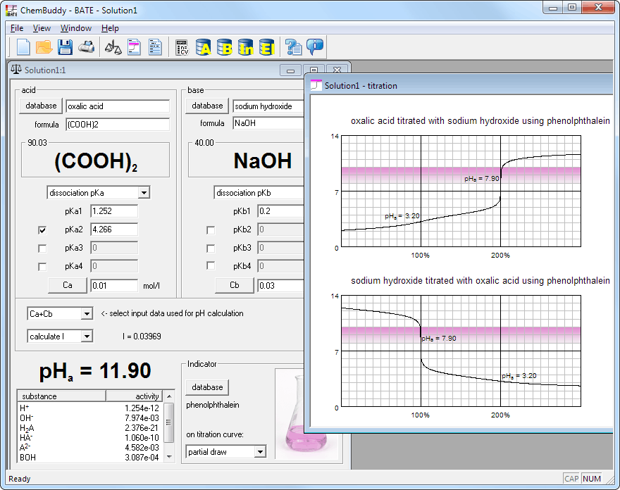 Screenshot for BATE pH calculator 1.0.3.15